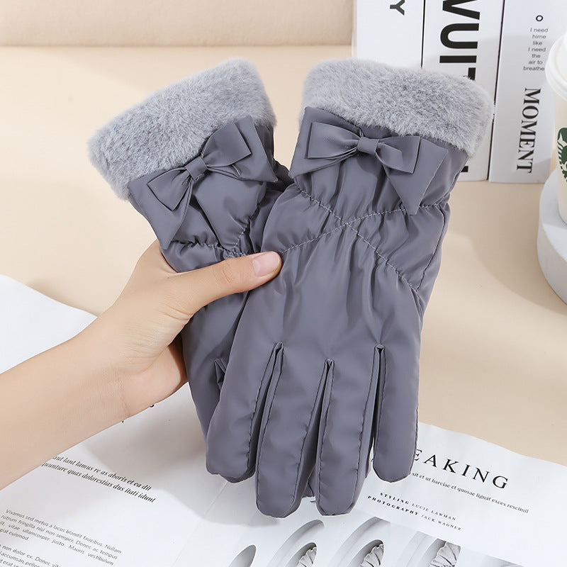 Warm Gloves Winter Women's Touch Screen Fleece-lined Thickened Accessories for women