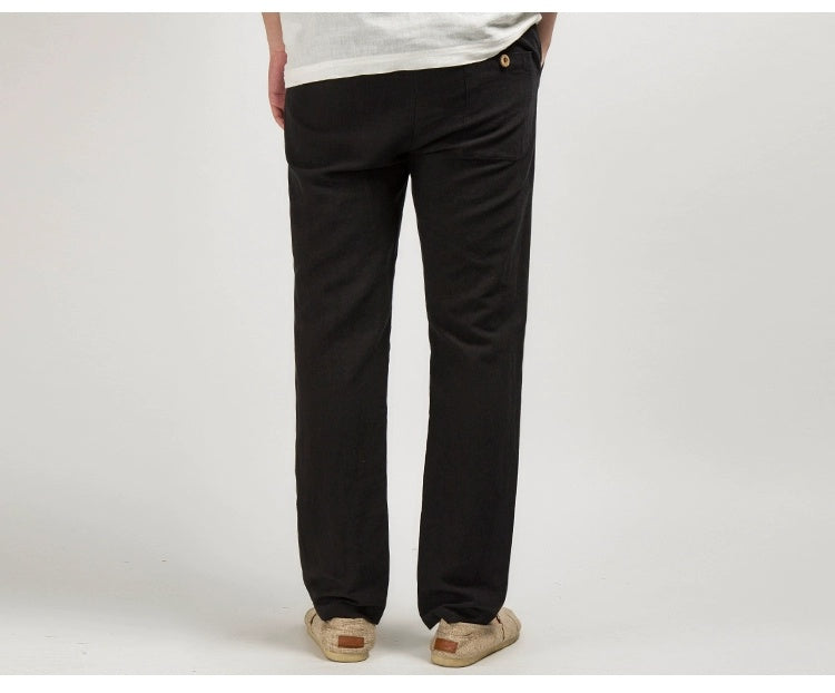 Chinese Style Men's Linen Men's Casual Pants apparel & accessories