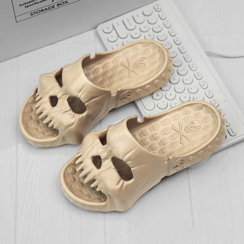 Personalized Skull Design Halloween Slippers halloween