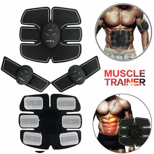 Electric Muscle Toner Machine ABS Toning Belt Simulation Fat Burner Belly Shaper fitness & sports