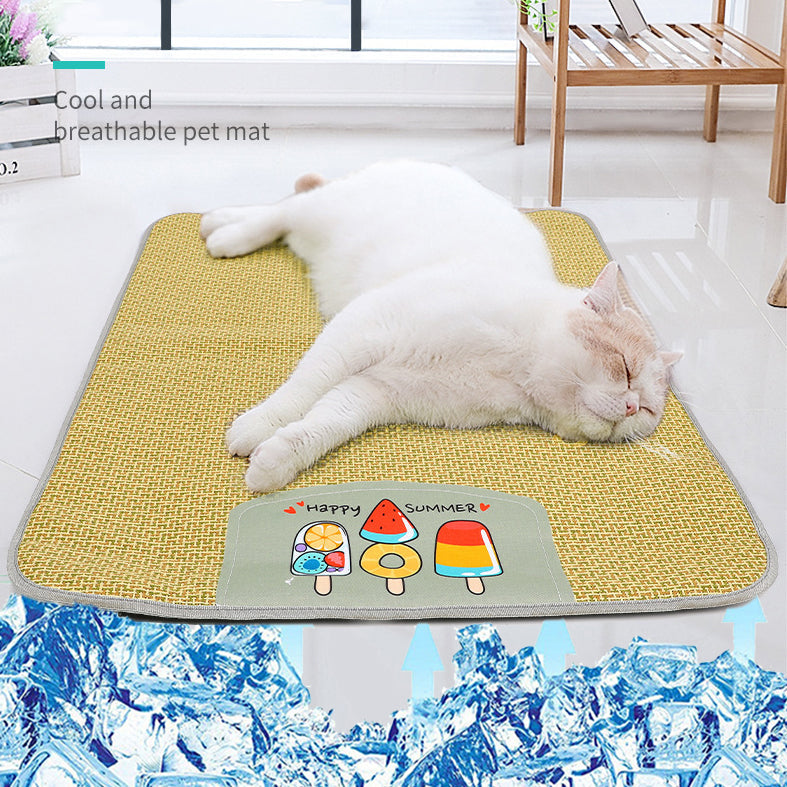 Pet Mat Ice Cool Grass Mat Dog's Nest  Pet Products Pet Products