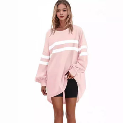 Women's Round Neck Loose Pullover Sweater apparels & accessories