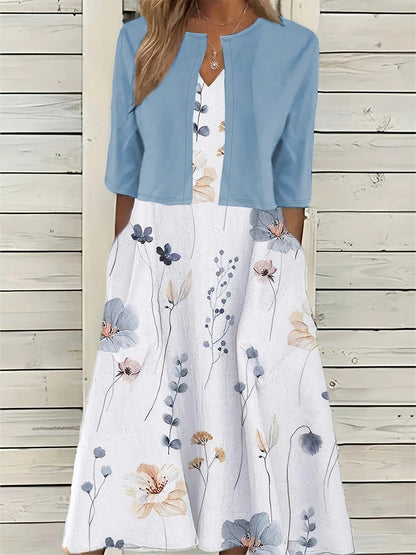 Female Digital Printing Dress Suit Dresses & Tops
