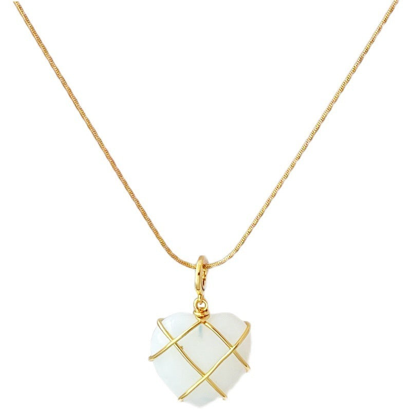 Fashion Moonstone Necklace Jewelry