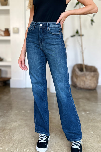 Judy Blue Tummy Control Straight Jeans Bottom wear