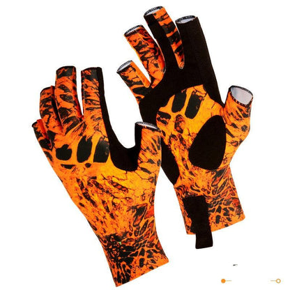 Fishing Gloves Exposed Five Fingers fitness & Sports