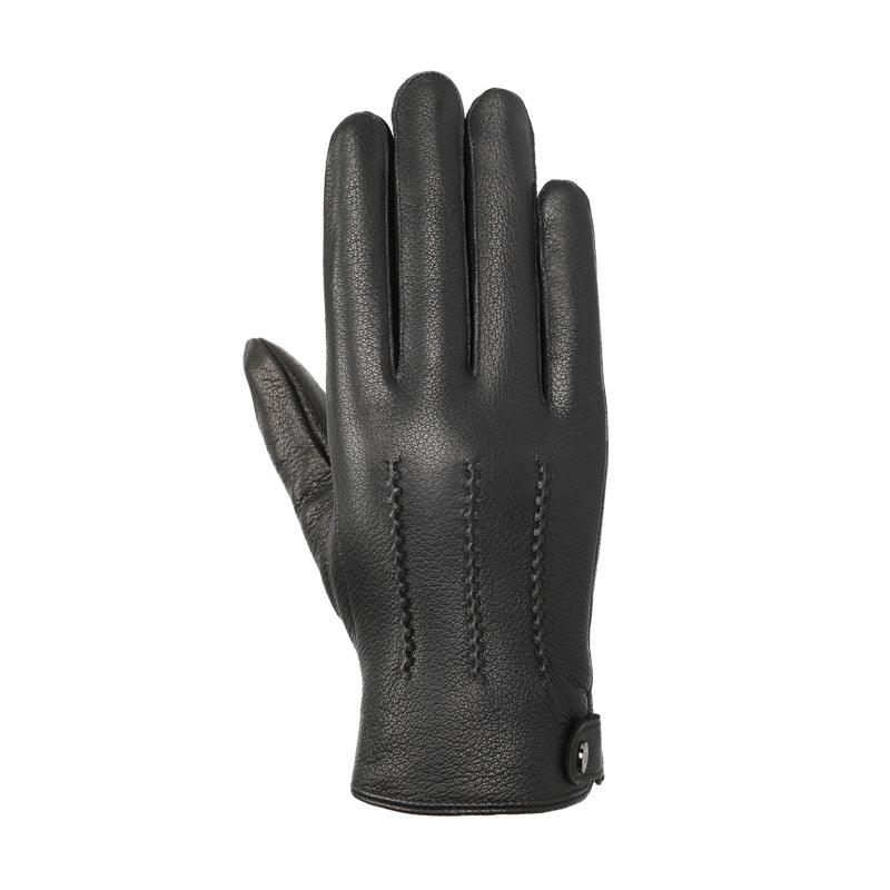 Fleece-lined Thickened Real Leather Gloves shoes, Bags & accessories