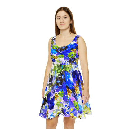 Floral-Women's Skater Dress Dresses & Tops