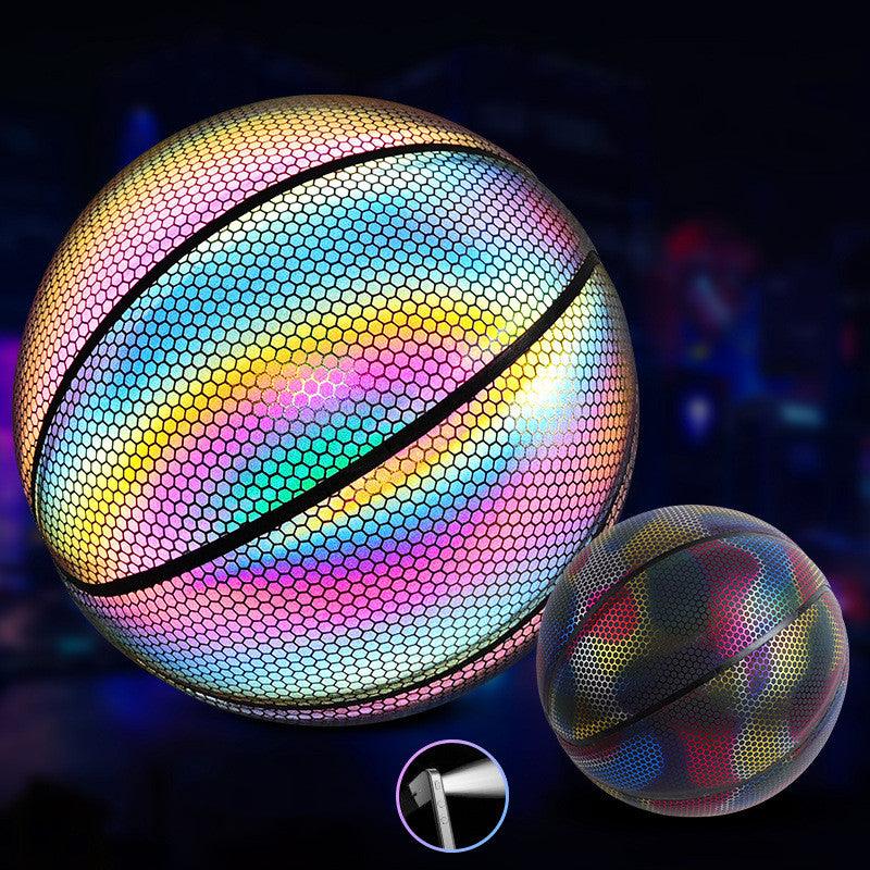 Glowing fluorescent basketball fitness & Sports