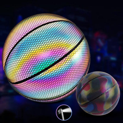 Glowing fluorescent basketball fitness & Sports