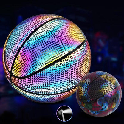 Glowing fluorescent basketball fitness & Sports