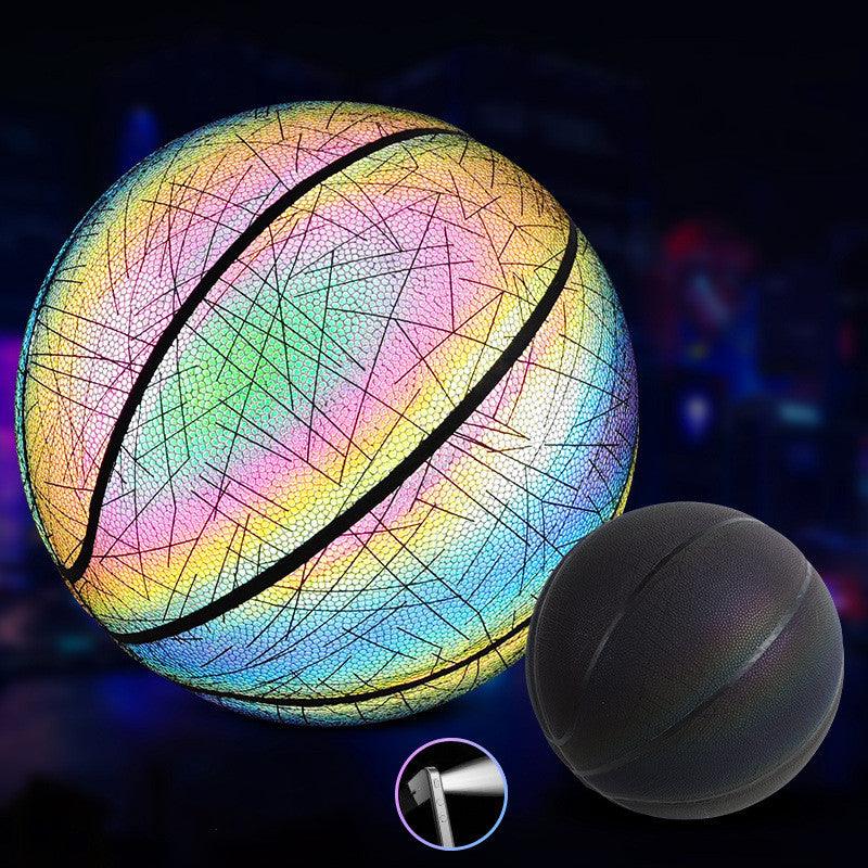 Glowing fluorescent basketball fitness & Sports