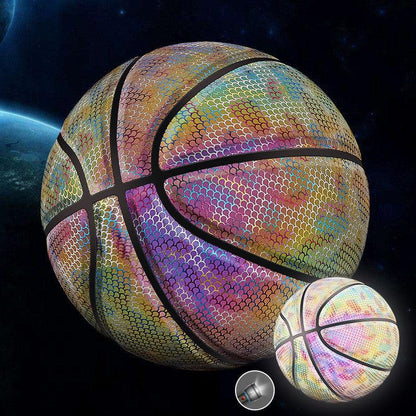 Glowing fluorescent basketball fitness & Sports