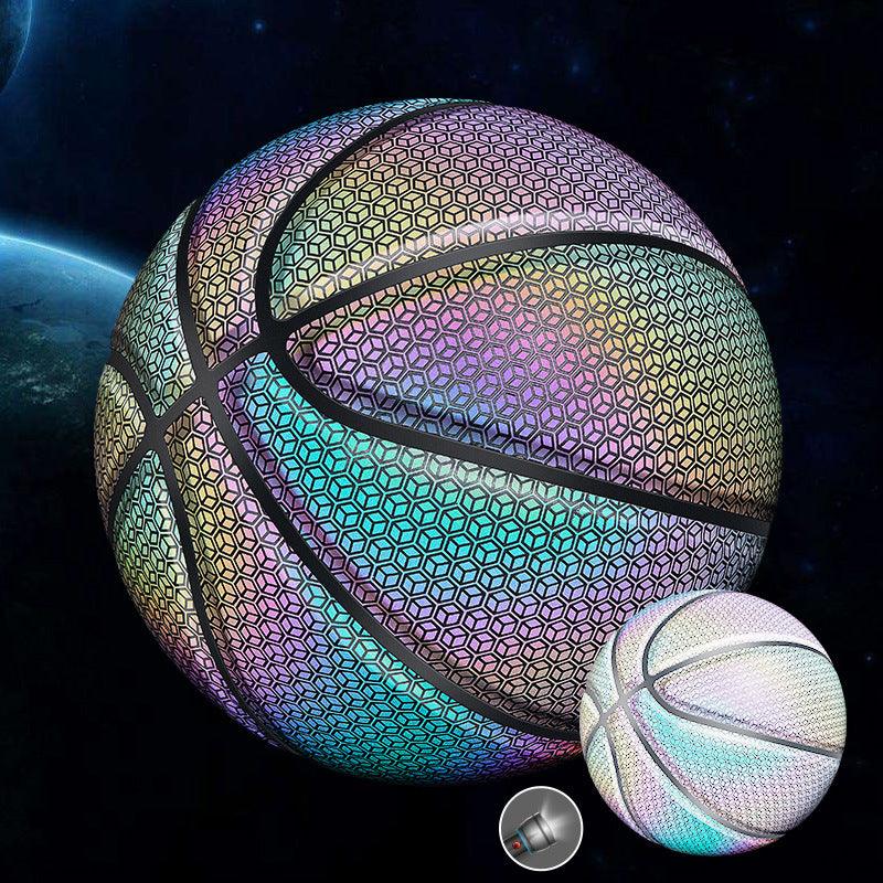 Glowing fluorescent basketball fitness & Sports