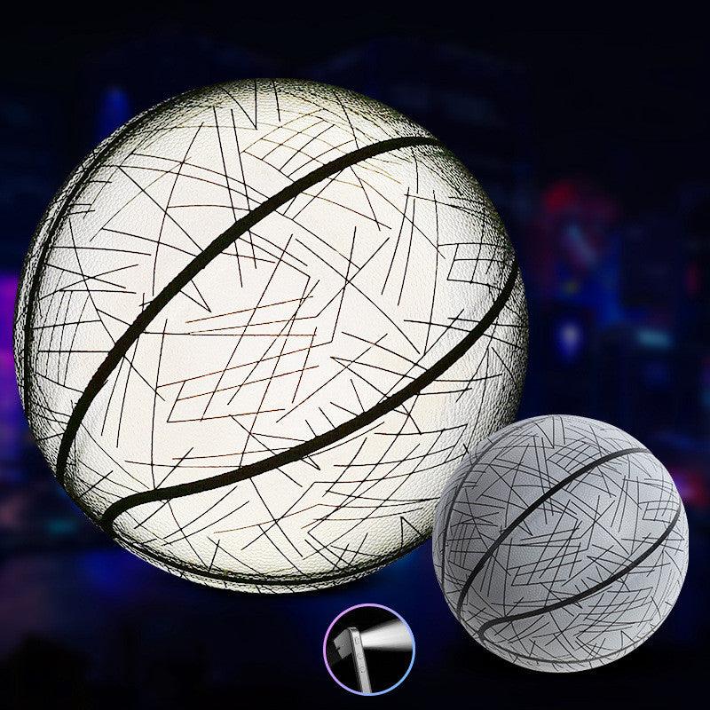 Glowing fluorescent basketball fitness & Sports