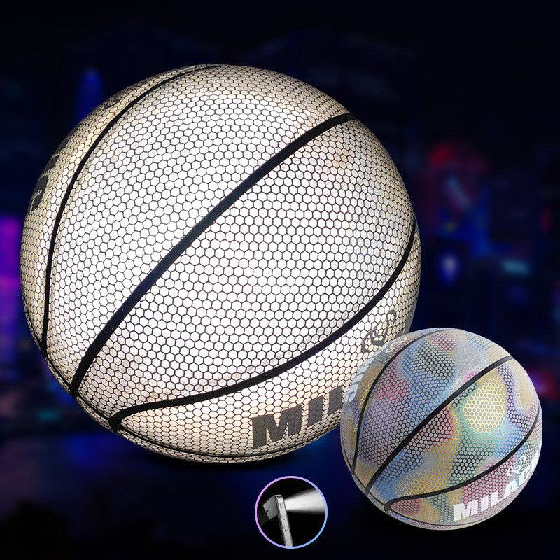 Glowing fluorescent basketball fitness & Sports