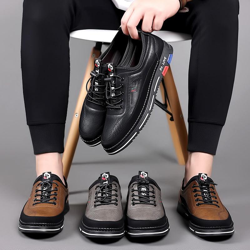 Handmade Leisure Versatile Fashion Leather Shoes shoes, Bags & accessories