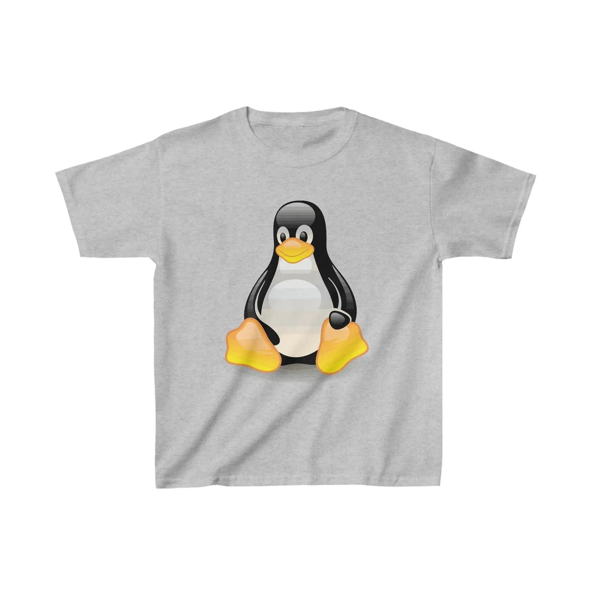 Happy Penguin Sitting -Kids Heavy Cotton™ Tee Kids clothes