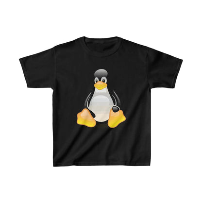 Happy Penguin Sitting -Kids Heavy Cotton™ Tee Kids clothes