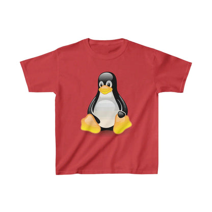 Happy Penguin Sitting -Kids Heavy Cotton™ Tee Kids clothes