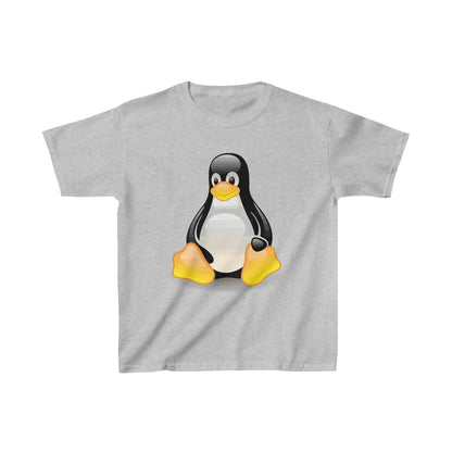 Happy Penguin Sitting -Kids Heavy Cotton™ Tee Kids clothes