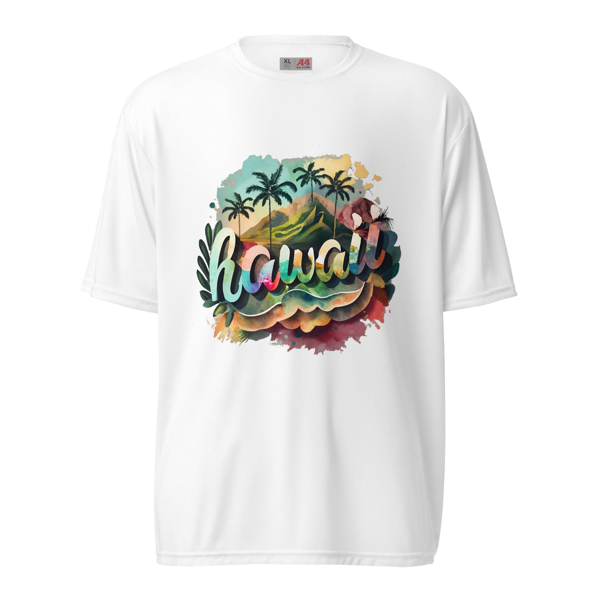 Hawaii-Unisex performance crew neck t-shirt T-Shirts & hoodies