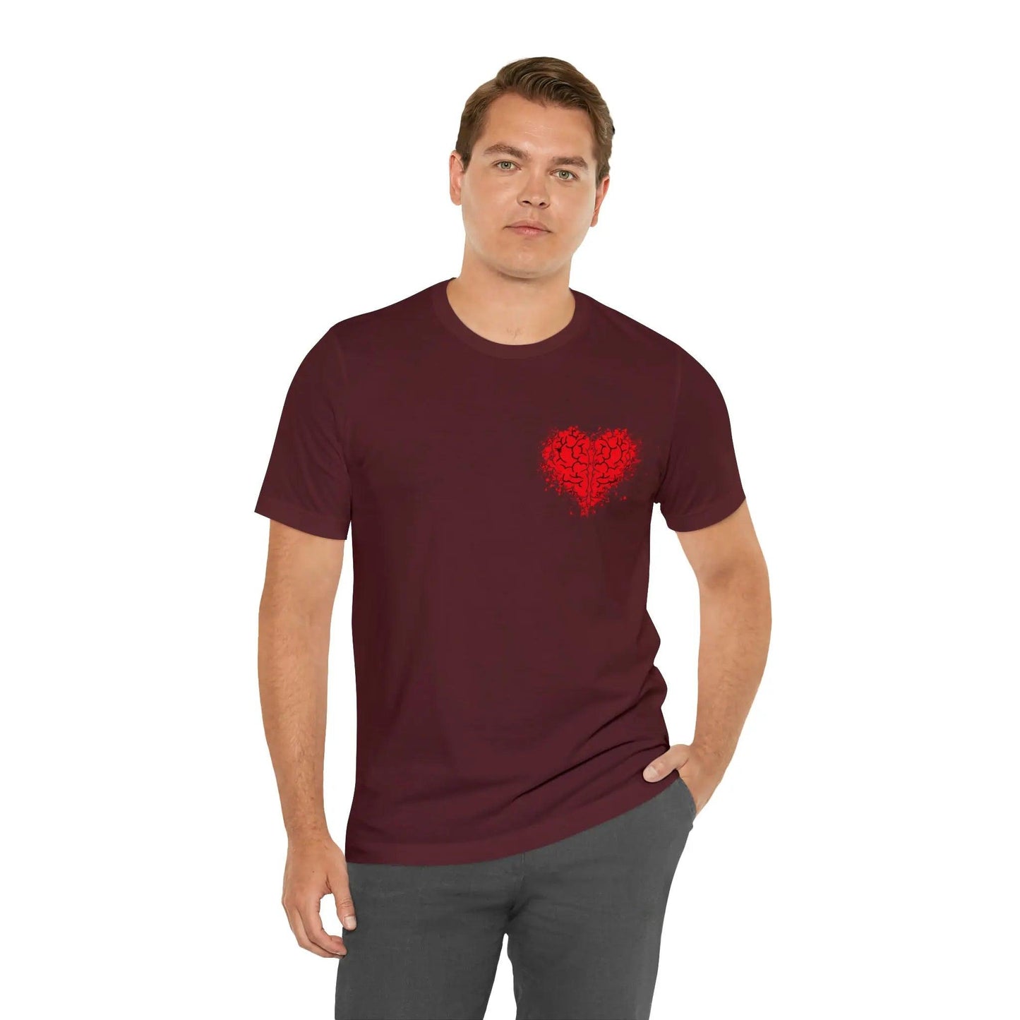 Heart-Unisex Jersey Short Sleeve Tee                                 .    Heart-Unisex Jersey Short Sleeve Tee                                 . T-Shirts & hoodies