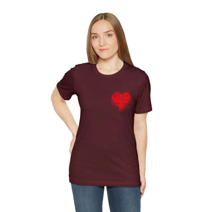 Heart-Unisex Jersey Short Sleeve Tee                                 .    Heart-Unisex Jersey Short Sleeve Tee                                 . T-Shirts & hoodies