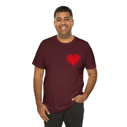 Heart-Unisex Jersey Short Sleeve Tee                                 .    Heart-Unisex Jersey Short Sleeve Tee                                 . T-Shirts & hoodies