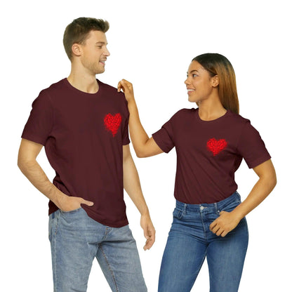 Heart-Unisex Jersey Short Sleeve Tee                                 .    Heart-Unisex Jersey Short Sleeve Tee                                 . T-Shirts & hoodies