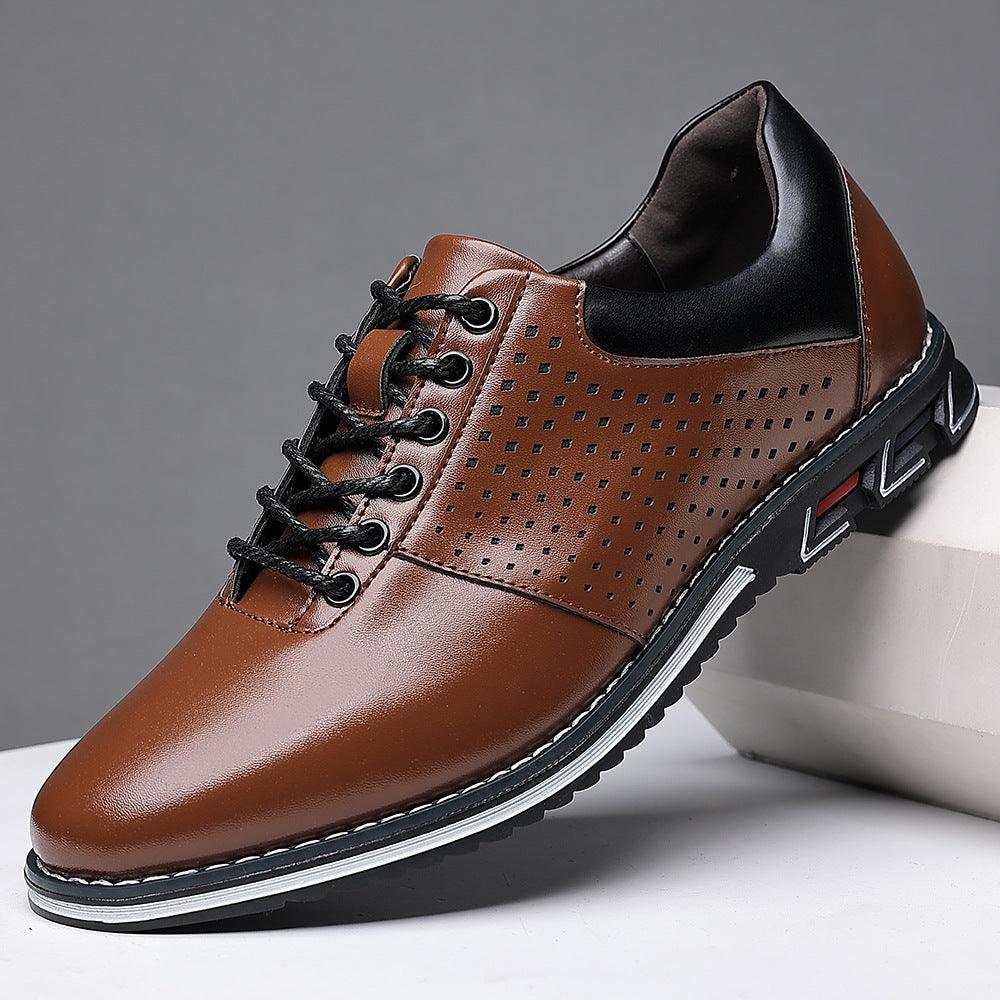 Height Increasing Insole Versatile Men's Leather Shoes shoes, Bags & accessories