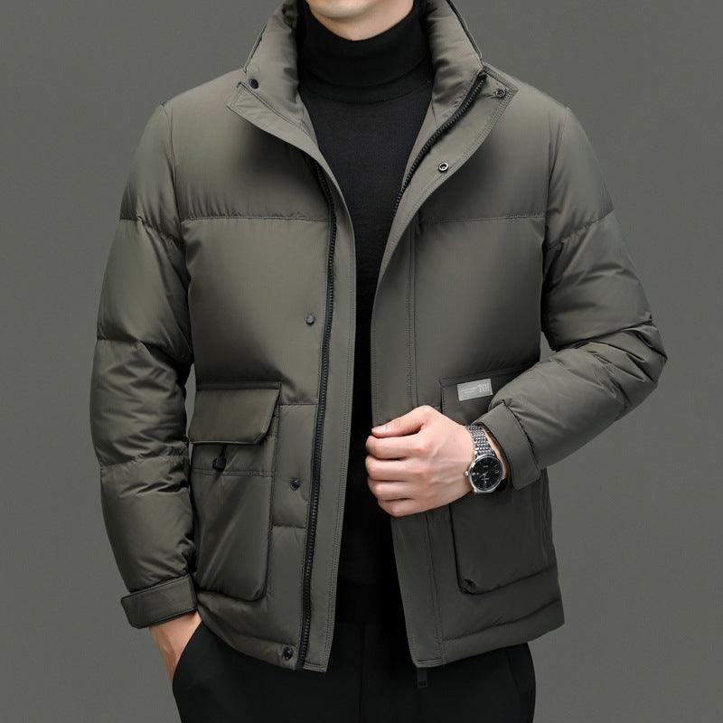 High Sense Stand-up Collar Jacket Winter clothes for men