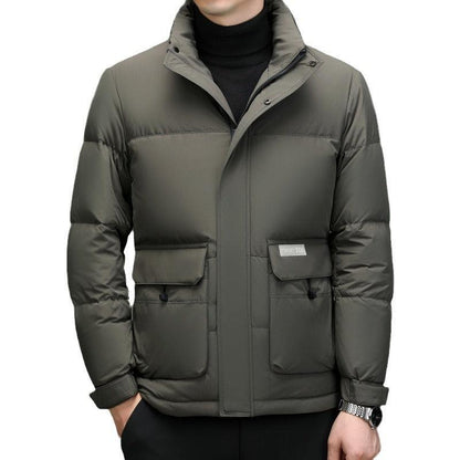 High Sense Stand-up Collar Jacket Winter clothes for men