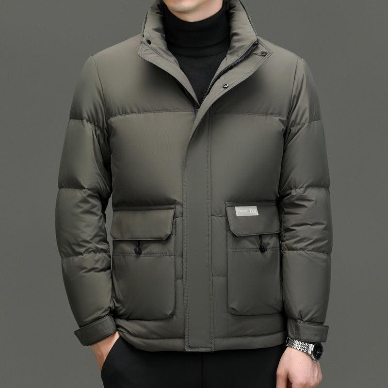 High Sense Stand-up Collar Jacket Winter clothes for men