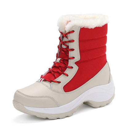 high-top women's waterproof snow boots Shoes & Bags