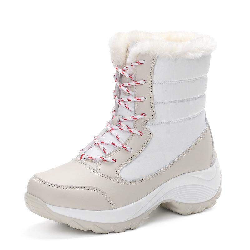 high-top women's waterproof snow boots Shoes & Bags