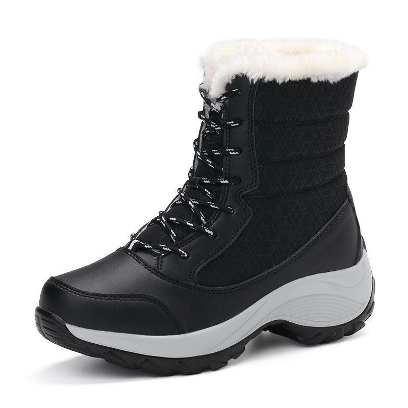 high-top women's waterproof snow boots Shoes & Bags