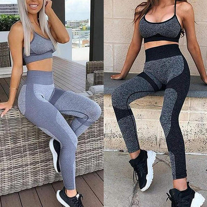 High waist leisure elastic Fitness Yoga suit fitness & Sports