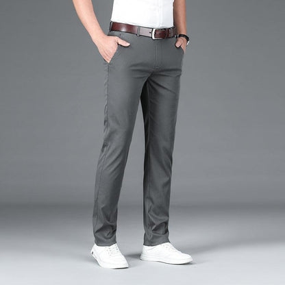 Ice Silk Trousers Casual Men's Pants & Jeans