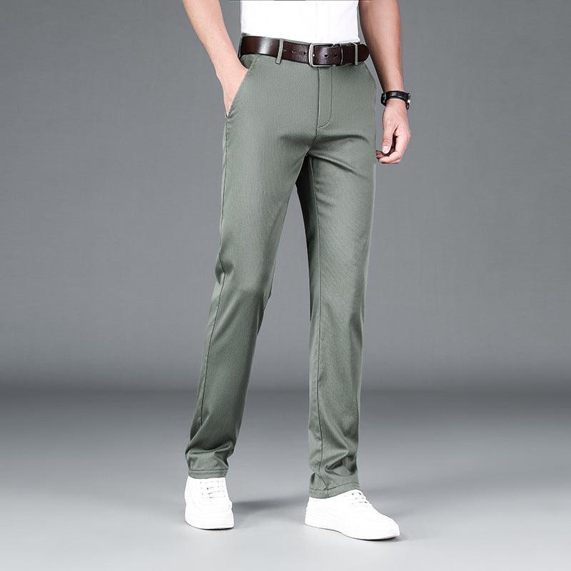 Ice Silk Trousers Casual Men's Summer Pants & Jeans