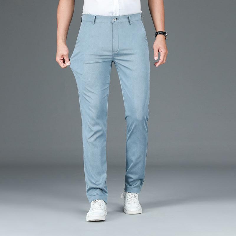 Ice Silk Trousers Casual Men's Summer Pants & Jeans