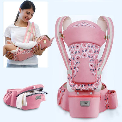 Infant Baby Hip seat Carrier 3 In 1 Front Facing Ergonomic Baby product