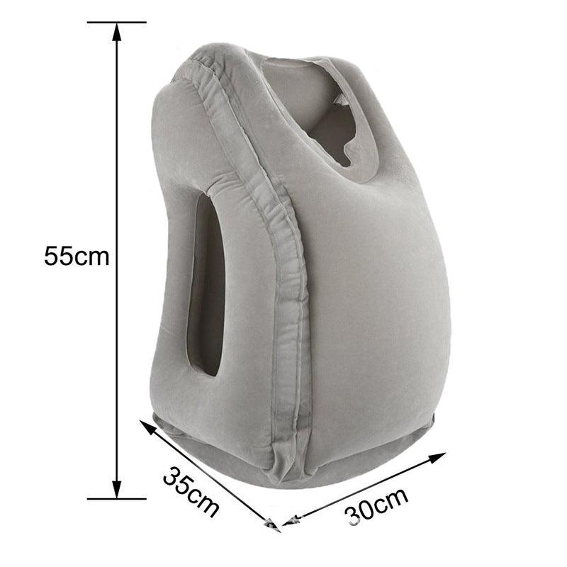 Inflatable Cushion Travel Pillow Neck Chin Head Support Pillows