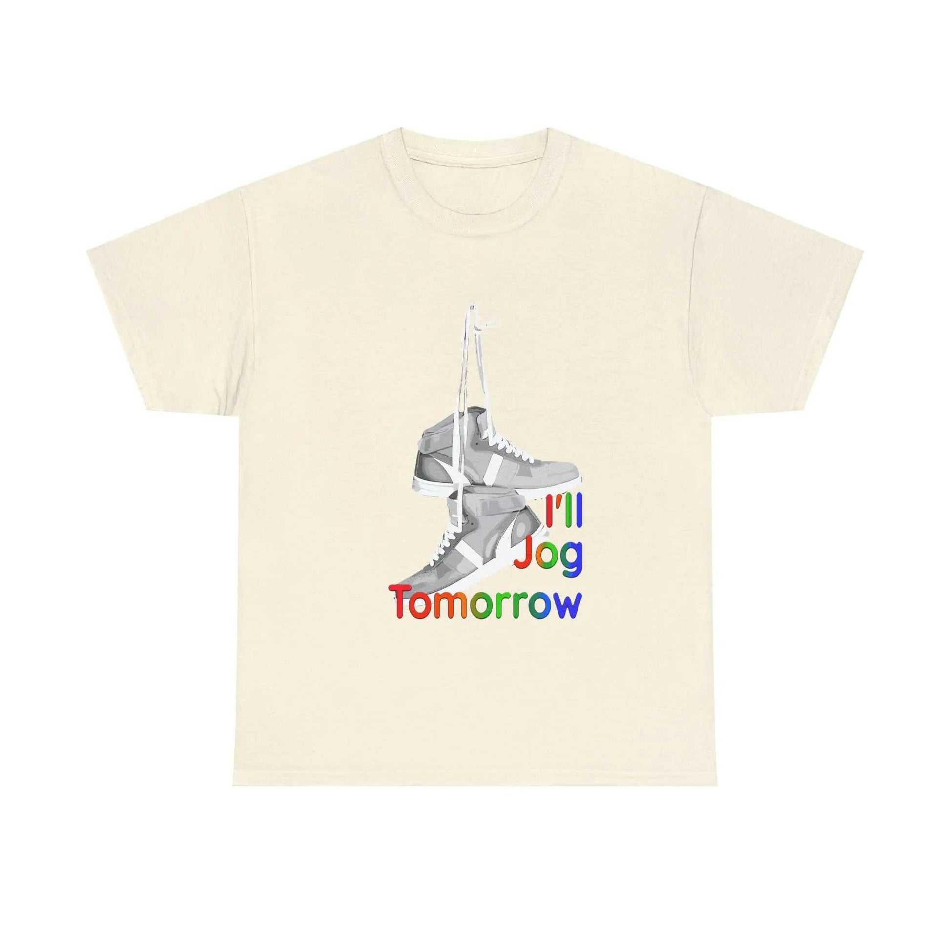 Jog Tomorrow - Unisex Heavy Cotton Tee T-Shirt