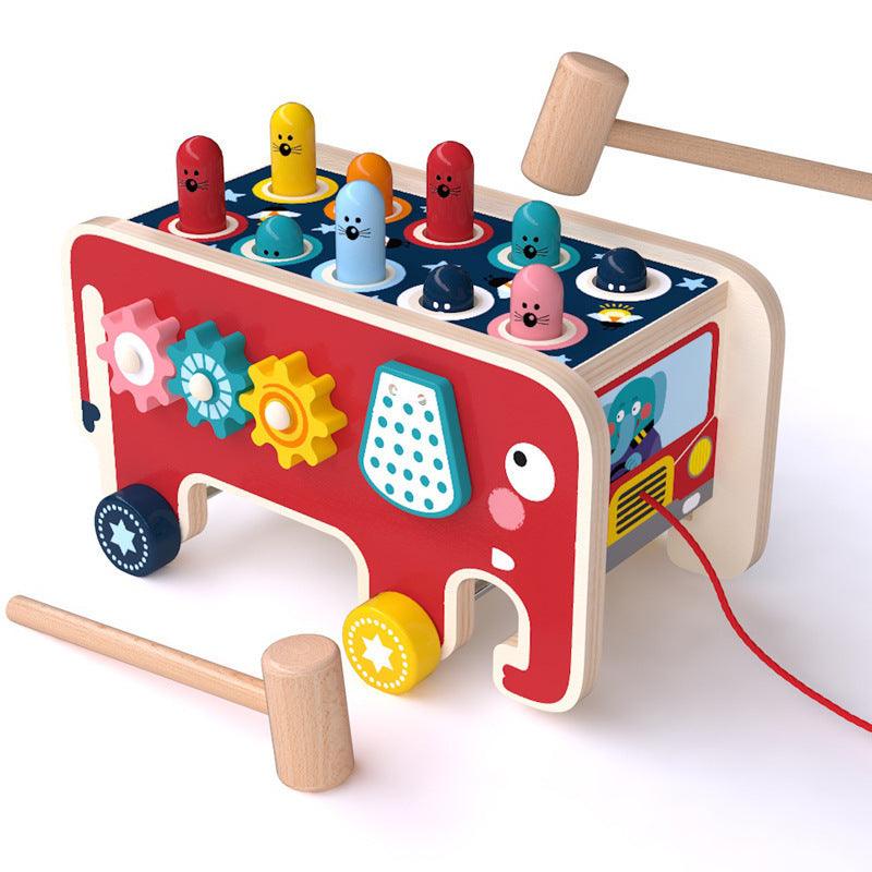 Kids Wooden Pounding Bench Toys Toys