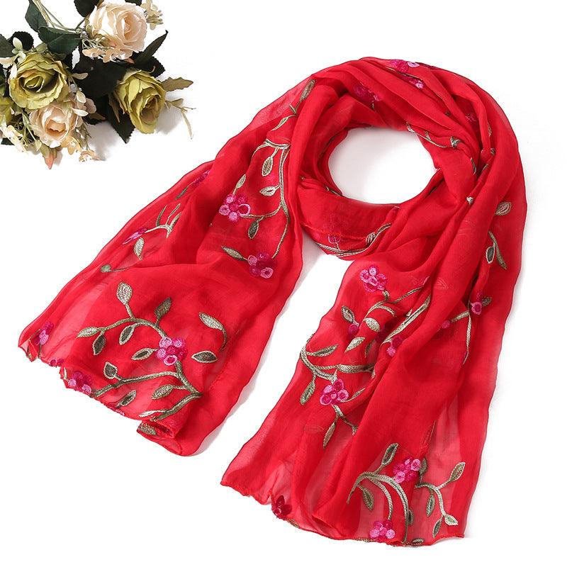 Ladies Silk Scarf Shawl scarves, Shawls & Hats