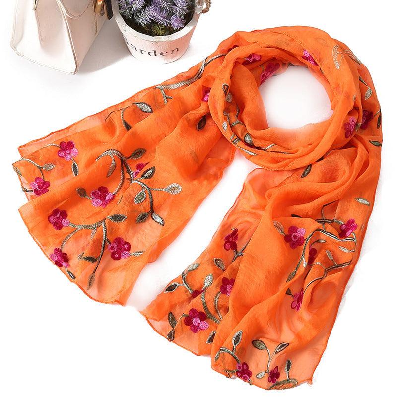 Ladies Silk Scarf Shawl scarves, Shawls & Hats