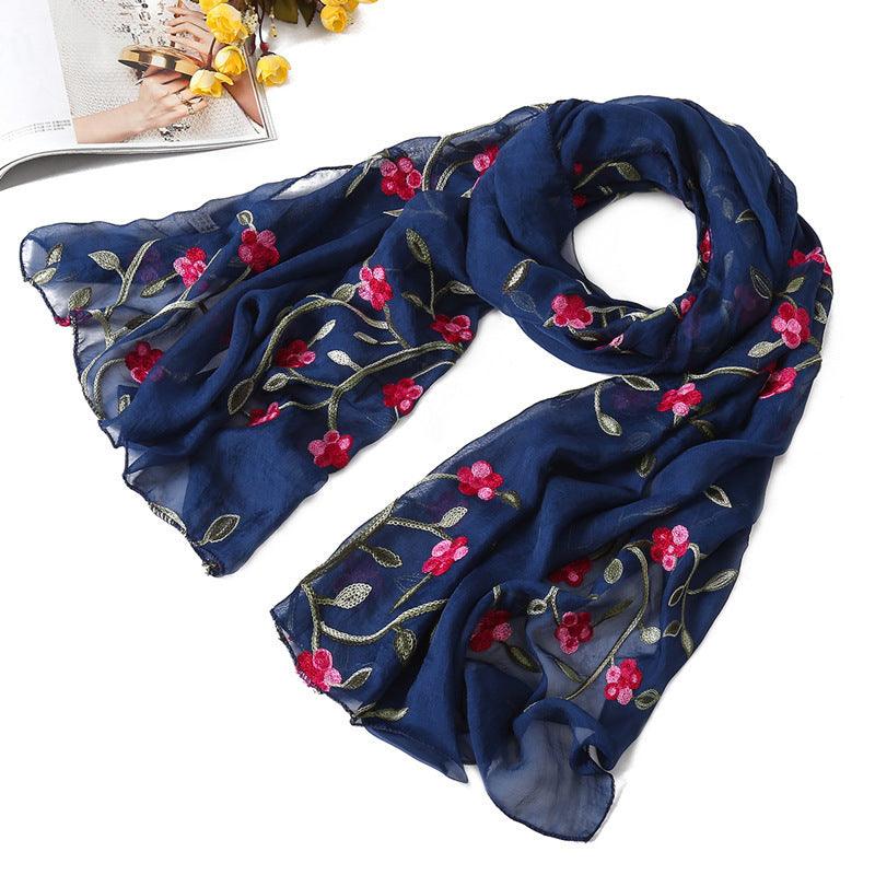 Ladies Silk Scarf Shawl scarves, Shawls & Hats