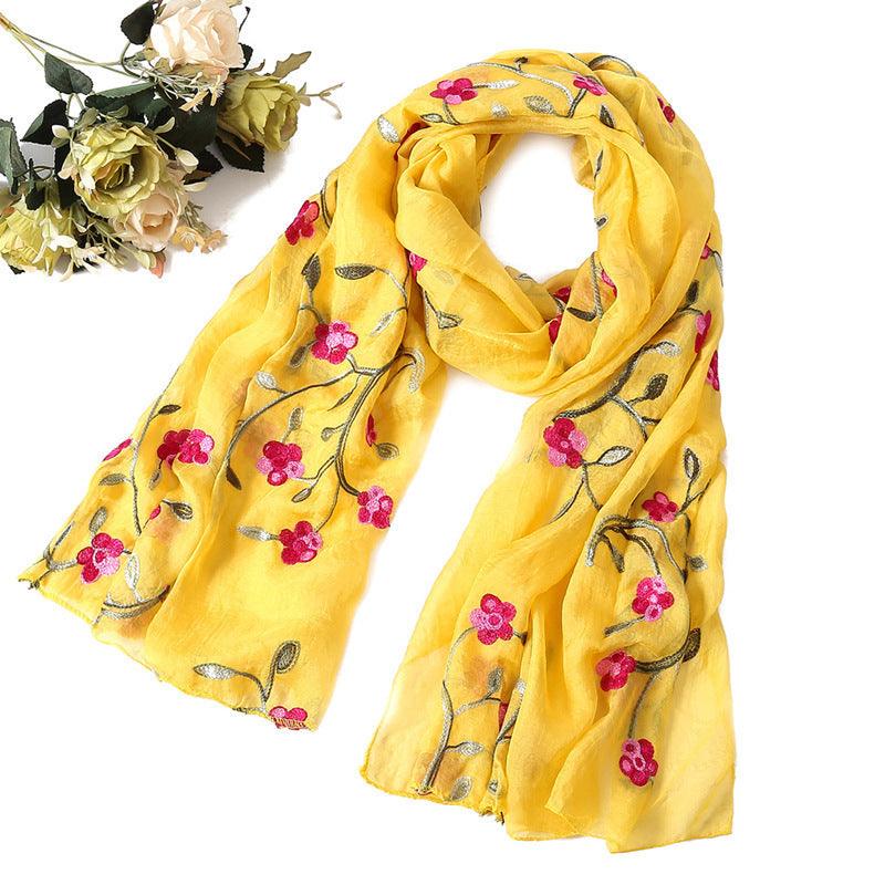 Ladies Silk Scarf Shawl scarves, Shawls & Hats