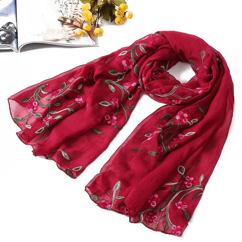 Ladies Silk Scarf Shawl scarves, Shawls & Hats